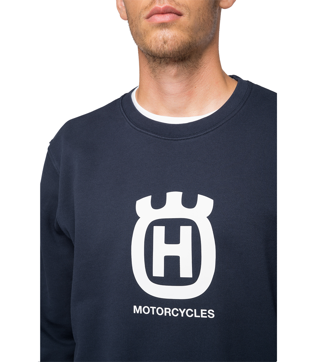 コットンクルーネック スウェットシャツ REPLAY FOR HUSQVARNA 詳細画像 ロイヤルブルー 5